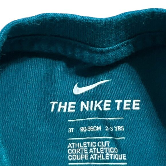 Nike 3T Teal Soccer Ball Shirt - Picture 4 of 4